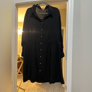 Black Tshirt Dress - H & M